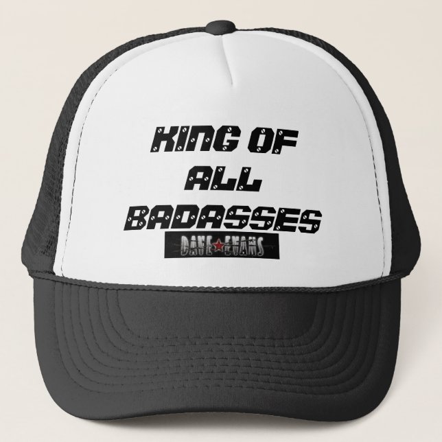 Gorra del camionero, rey Of All Badasses (Anverso)