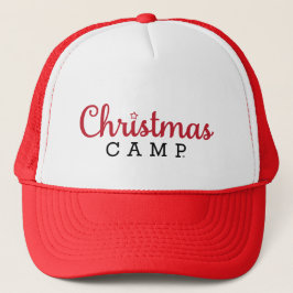 Gorra del campamento de navidades | Gorras navidad