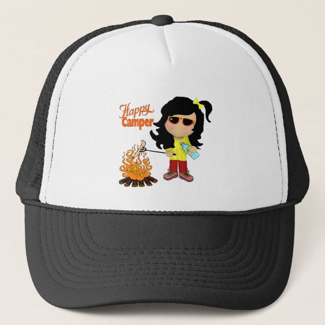 gorra del campista contento (Anverso)