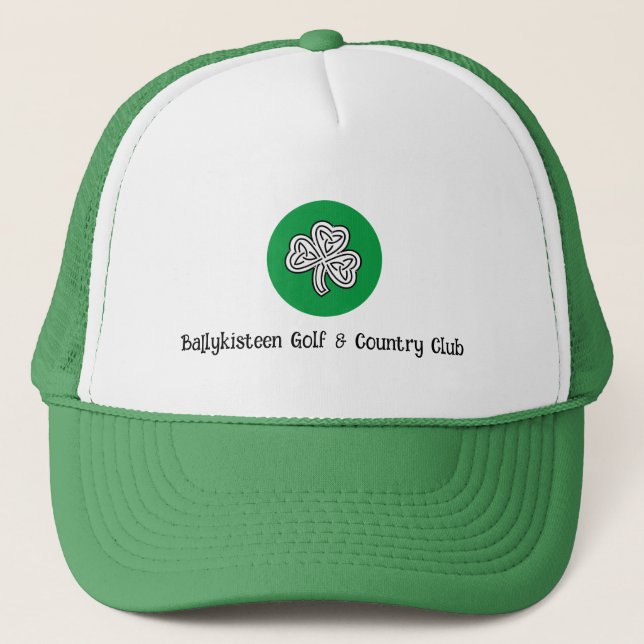 Gorra del Campo de Golf Verde personalizar (Anverso)