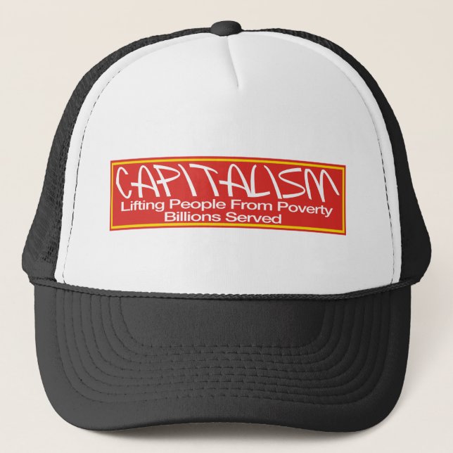 Gorra del capitalismo - gente de elevación de la (Anverso)