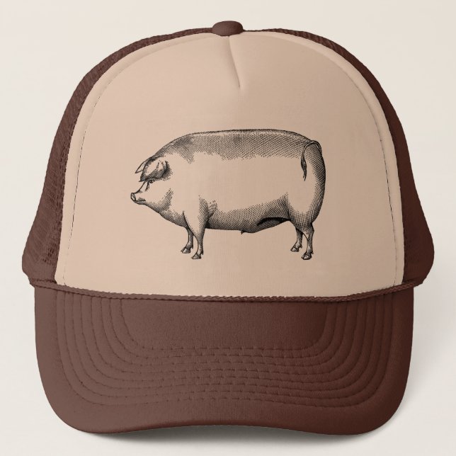 Gorra del cerdo del vintage (Anverso)