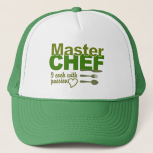 Gorra del chef maestro