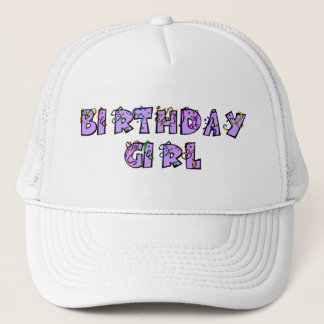Gorra del chica del cumpleaños