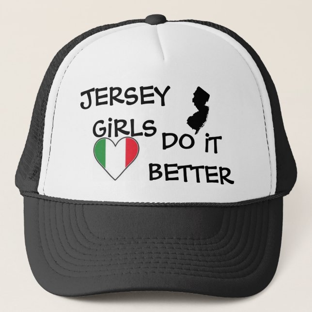 gorra del chica del jersey (Anverso)