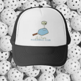 Gorra del club gráfico de baloncesto y martini