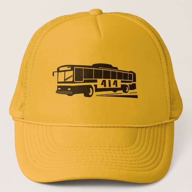 Gorra del conductor del autobús del distrito 414 (Anverso)