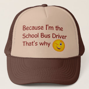 Gorra del conductor del autobús escolar
