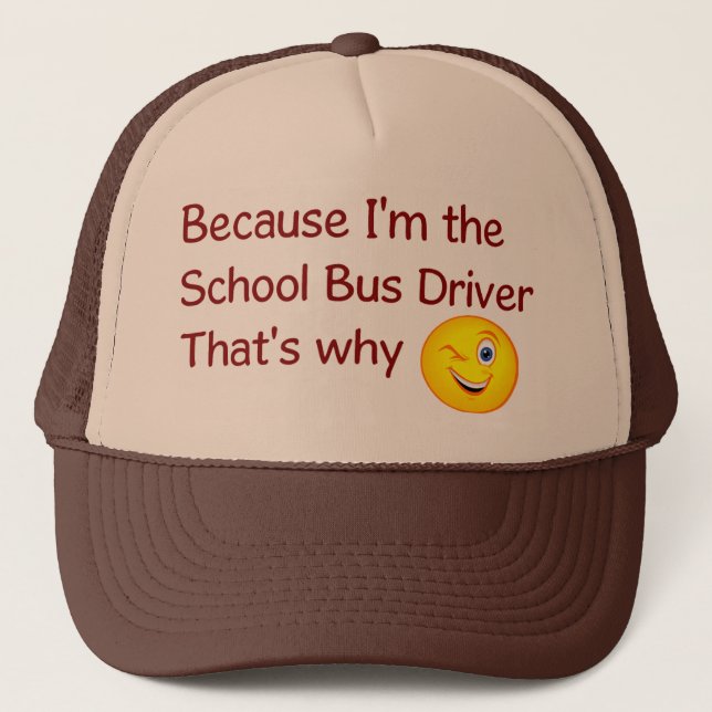 Gorra del conductor del autobús escolar (Anverso)