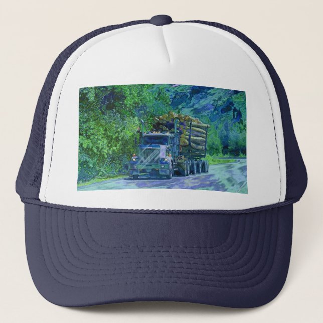 Gorra del conductor del camión de las grandes plat (Anverso)