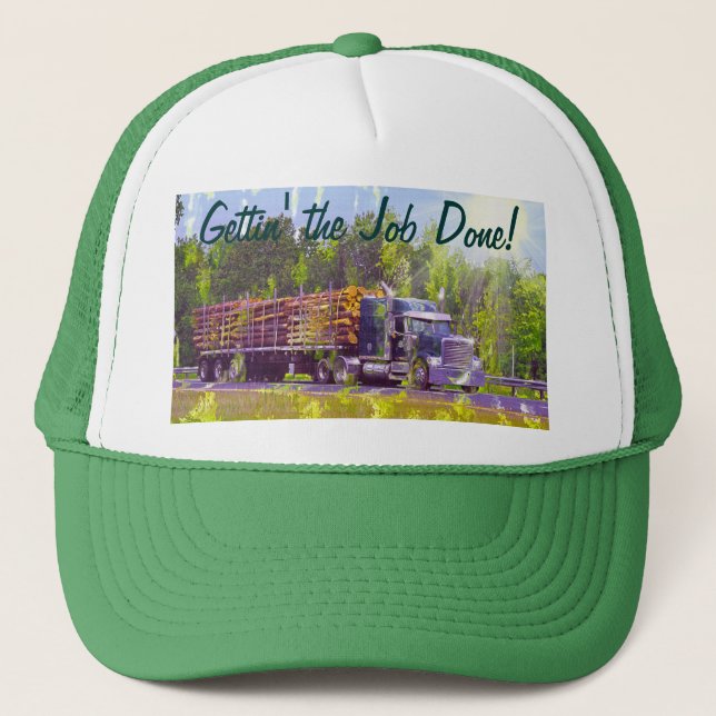 Gorra del conductor del camión de registro de Big  (Anverso)