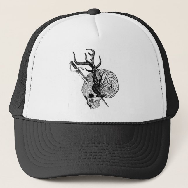 Gorra del cráneo de la asta de las degradaciones (Anverso)