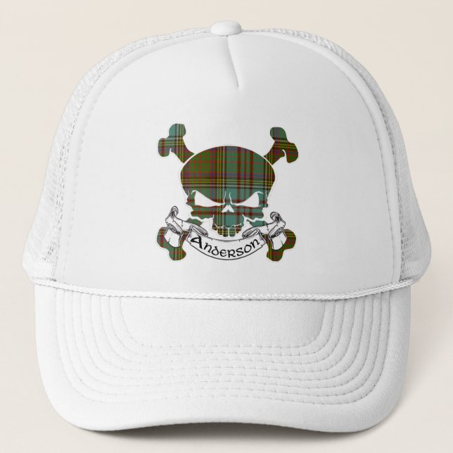 Gorra del cráneo del tartán de Anderson (Anverso)