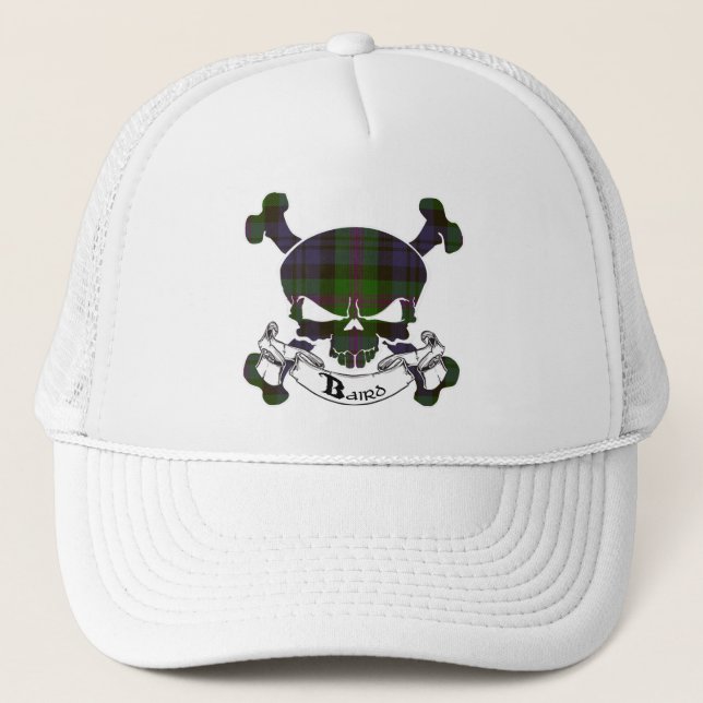 Gorra del cráneo del tartán de Baird (Anverso)
