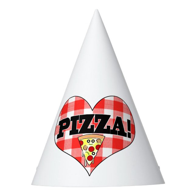 Gorra del cumpleaños de la rebanada de la pizza (Anverso)