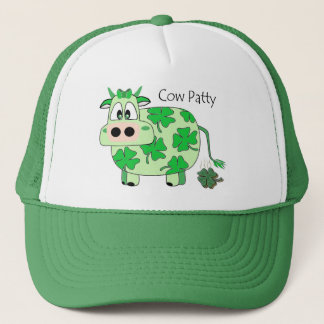 Gorra del día de Patty St Patrick de la vaca