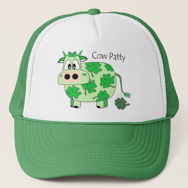 Gorra del día de Patty St Patrick de la vaca (Anverso)