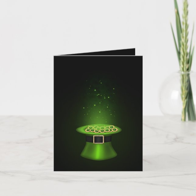 Gorra del Día de San Patricio - Tarjeta de felicit (Anverso)