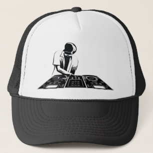 Gorra del disc jockey de DJ