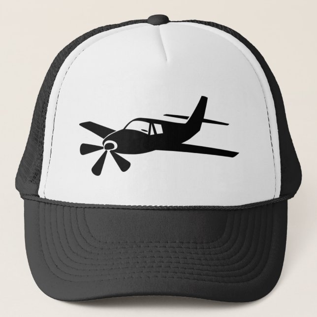 Gorra del Diseñador de avión negro (Anverso)