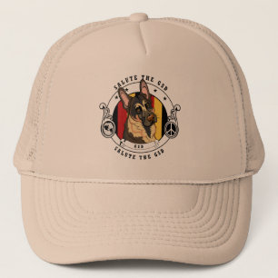 Gorra del diseño del pastor alemán