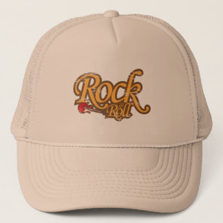 Gorra del diseño del vintage - rock-and-roll