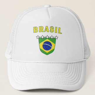 Gorra del emblema del Brasil