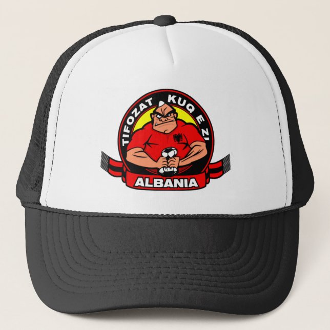 Gorra del equipo de fútbol de Albania (Anverso)
