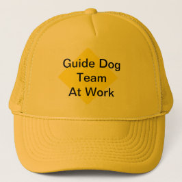 Gorra del equipo del perro guía