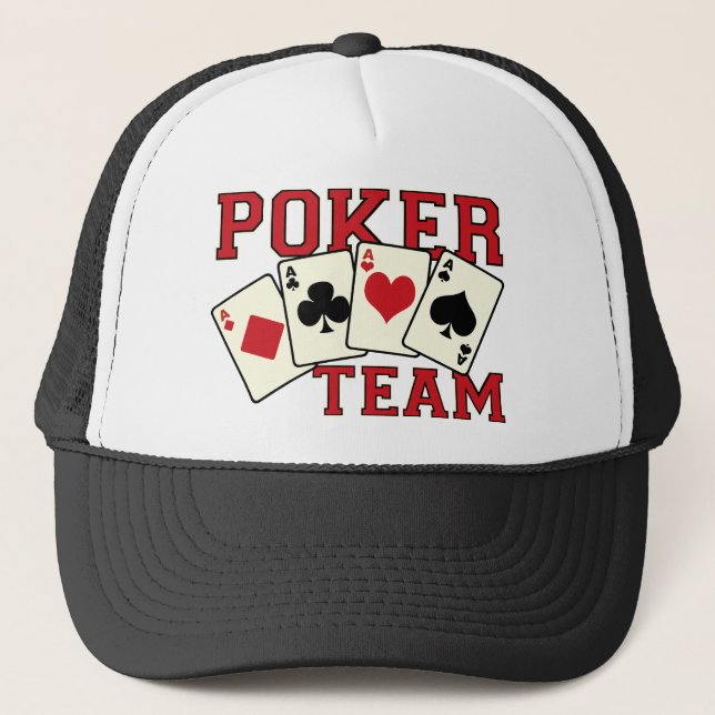 Gorra del equipo del póker (Anverso)