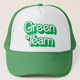 Gorra del equipo verde de la guerra de color