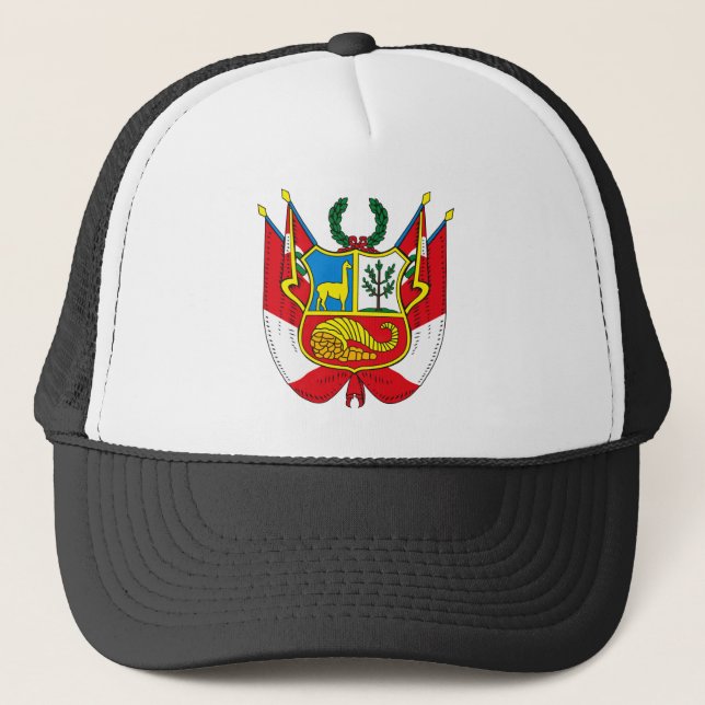 Gorra del escudo de armas de Perú (Anverso)
