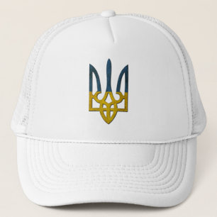 Gorra del Escudo de Armas de Tryzub en Ucrania