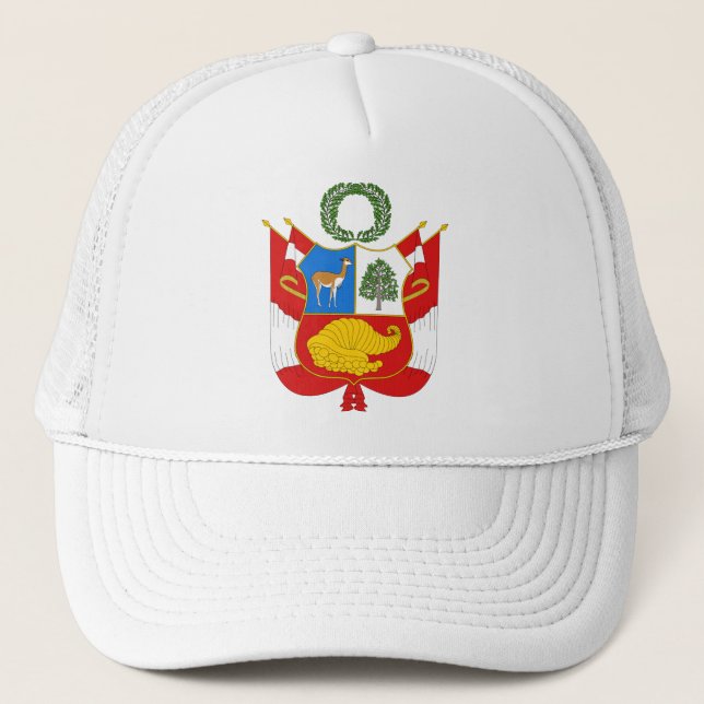 Gorra del Escudo de Armas del Perú (Anverso)