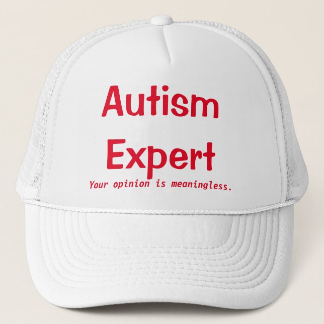 Gorra del experto del autismo (Anverso)