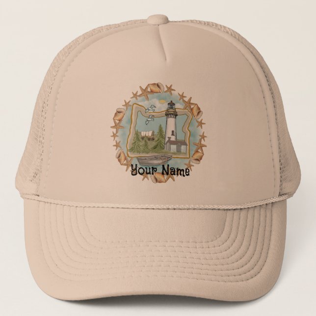 Gorra del faro de Oregon Shells (Anverso)