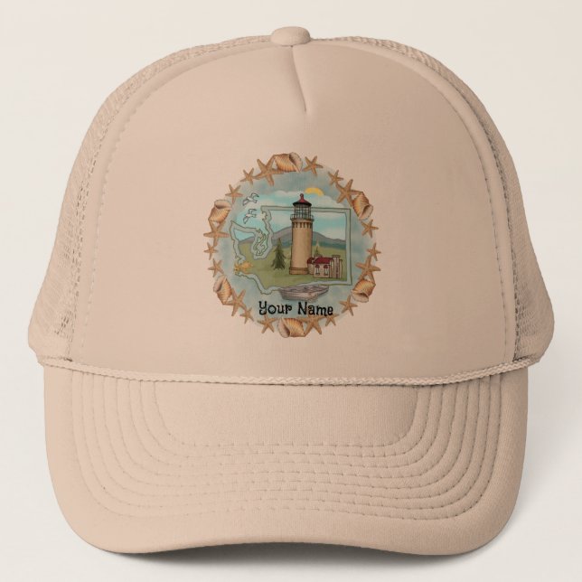 Gorra del faro de Washington Shells (Anverso)
