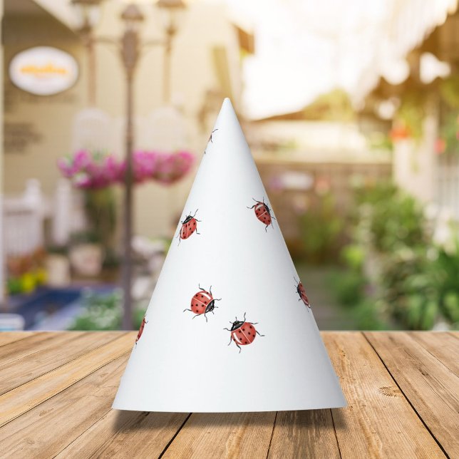 Gorra del Fiesta de Baby Shower de Cute Ladybugs (Subido por el creador)