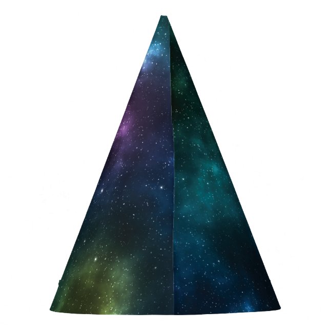 Gorra del fiesta de la galaxia del espacio (Reverso)