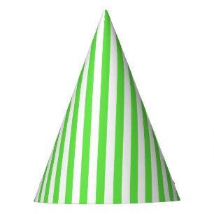 Gorra del fiesta de la raya de la verde lima