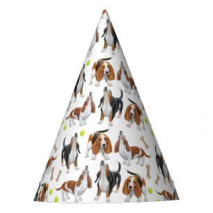 Gorra del fiesta de los perros del grito Basset