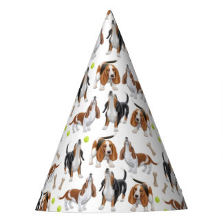 Gorra del fiesta de los perros del grito Basset
