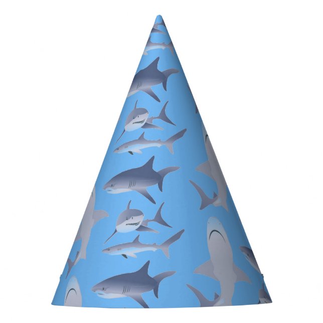Gorra del fiesta de los tiburones (Anverso)