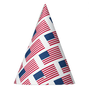 Gorra del Fiesta de papel de bandera estadounidens