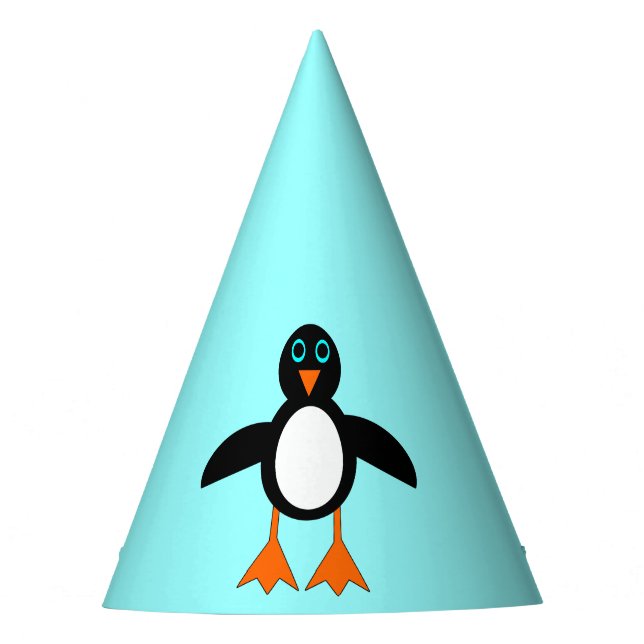 Gorra del Fiesta de Pingüino Cute (Anverso)