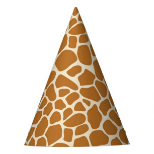 Gorra del fiesta del estampado de girafa