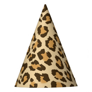 Gorra del fiesta del estampado leopardo