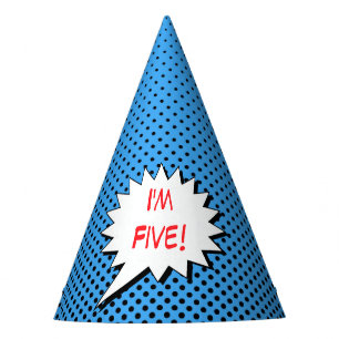 Gorra del fiesta del super héroe - personalizado