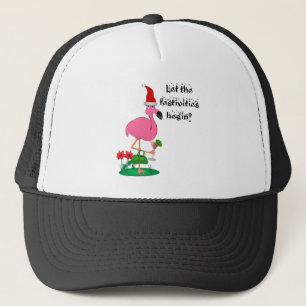 Gorra del flamenco del navidad