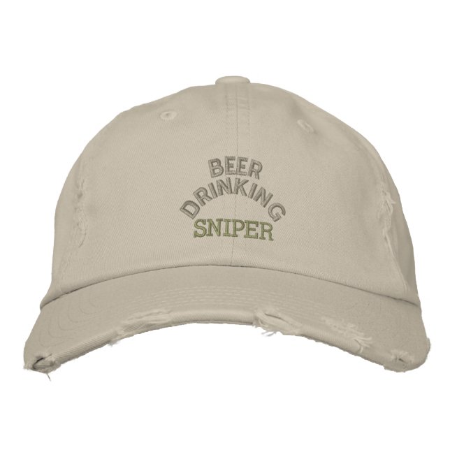 Gorra del francotirador que bebe cerveza (Anverso)